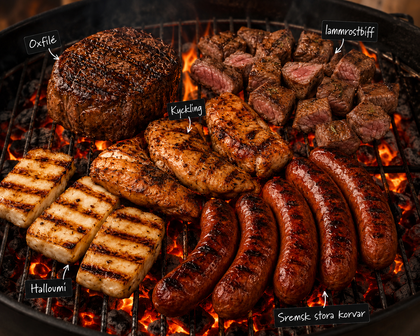 Grillade delikatesser